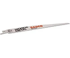 Bahco Tiesinio pjūklo geležtės Sandflex Bi-Metal 300mm*1,3mm SL 6TPI, Medienai ir metalui 2vnt