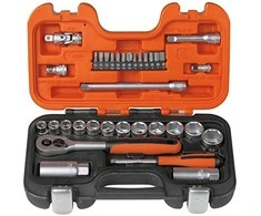 Bahco Galvučių rinkinys 3/8",1/4" priedai, 34vnt. „Dynamic-Drive“ profilis