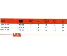 Grąžtas Bahco Bimetaliniai pjūkleliai tiesiniam pneumatiniam pjūklui.91,5mm. 32 TPI. Ruošiniams 0-2mm, 10 nt