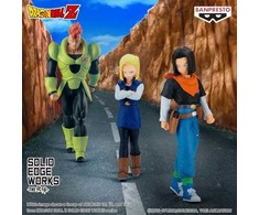 Banpresto Dragon Ball Z Android 17 Solid Edge Work figure 17cm