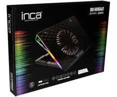 Carruzzo Inca INC-608GMS nešiojamojo kompiuterio stovas Juoda 43,2 cm (17″)
