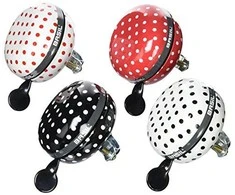 Basil Big Bell Polkadot 80mm dviratis doorbell, spalvų derinys dėžutė 4 vienetų (BAS-50403)