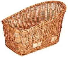 Basil Galinio bagažo krepšys PASSION gyvūnams 45cm SENNA System Clamp Device Wicker Varnhed Natural (BAS-54016)