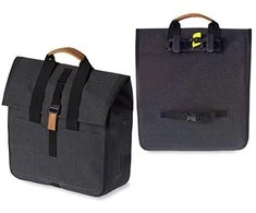 Basil Miestų vienas maišas URBAN DRY ŠOPER 20L, kablys, neperšlampamas poliesteris, anglies melee (BAS-17658)