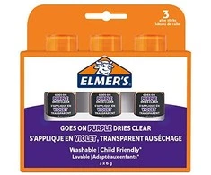 Elmer's violetiniai klijai (3 vnt.) - 2136613