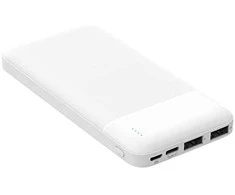 Išorinė baterija PLATINET PMPB10W705, 10000 mAh, baltos sp.