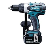 Makita Gręžtuvas-suktuvas DDF458RTJ, 18V/5.0Ah, lagaminas