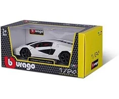Bburago BBU 1:24 Lamborghini NI Count.800-4 Baltas 21102WT