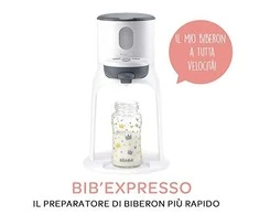 BEABA BIB EXPRESSO MIŠINUKO RUOŠIMO APARATAS IR ŠILDYTUVAS, Baltas/Pilkas