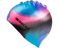 Beco beermann Kepuraitė plauk. unisex silikon. BECO 7391 199 baltas/mul