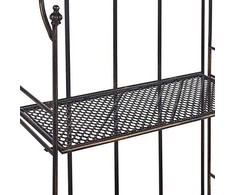Beliani Lentyna ISERNIA metalinė 155 cm 61 cm juoda