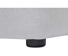 Beliani Trivietė kampinė sofa DOLVA, šviesiai pilka, kairinė