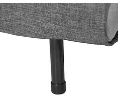 Beliani Viengulė išskleidžiama sofa FARRIS tamsiai pilka