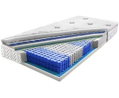Beliani Kišeninis čiužinys atminties putą su nuimamu ekrano 140 x 200 cm