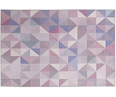 Beliani Karpetas 140 x 200 cm melsvai pilka KARTEEB