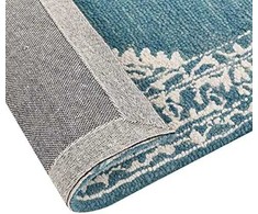 Beliani Lumarko Wool kilimas 200 x 200 cm baltas GETAS!