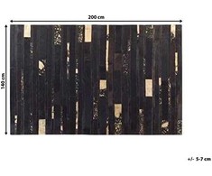 Beliani Kilim ARTVIN rudas 140x200 cm iš natūralios odos