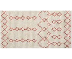Beliani Lumarko medvilnės kilimas 80 x 150 cm rausvos spalvos!