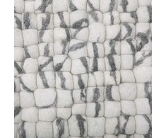 Beliani Kiliminis kilimas AMDO šviesiai pilkas 160 x 230 cm