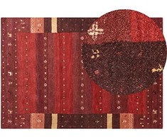 Beliani Kilimas SINANLI, spalvingas, 140 x 200 cm, Gabbeh, vilna