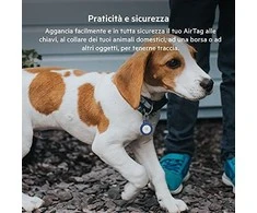 Belkinas | Saugus laikiklis su raktų pakabuku AirTag | Mėlyna
