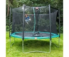 Batutas BERG Favorit Regular 430, žalias, su saugos tinklu Comfort