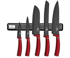 Berlinger Haus BH-2534 virtuvinių peilių rinkinys su magnetine juostele, 5 vnt.