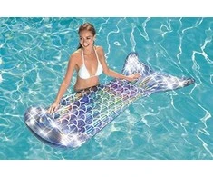 BESTWAY pripučiamas čiužinys Iridescent Mermaid Tail, 1.93m x 1.01m, 43413