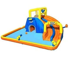Bestway didžiulė VANDENS ŽAIDIMŲ AIKŠTELĖ 551x502x265cm čiuožykla 53377