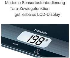 Beurer Virtuvinės svarstyklės KS19Black
