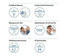 Beurer Bekontaktis termometras FT100