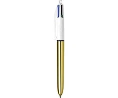 Bic tušinukas su blizgučiais, 4 spalvų, auksinis BIC (12 vnt.)