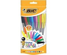 Rašiklis Bic Cristal Multi Colour, 20 vnt.