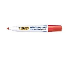 Bic Žymeklis baltai lentai Velleda 1701 1-5 mm, raudonas, pakuotėje 12 vnt. 701030