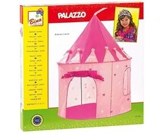 BINO Mergaitiška palapinė "Pilaitė", rožinė