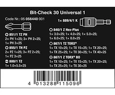 Grąžtas Wera Bit-Check 30 Universal 1 - Schraubenziehersatz