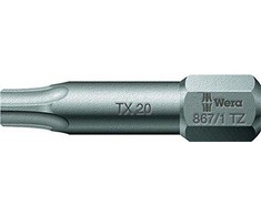 Grąžtas Antgalis T27x25 867/1 TZ, elastingas, Wera