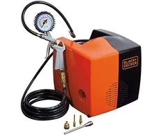 Black &amp; Decker betepalinis kompresorius  8215340BND701, 8bar, 1100 W + priedai