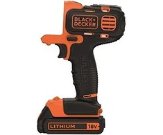 Black &amp; Decker suktuvas gręžtuvas MultiEvo MT218KB-QW, 18V, 2x1.5 Ah, su lagaminu