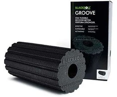 Masažinis volas BLACKROLL® GROOVE STANDARD, juodos spalvos