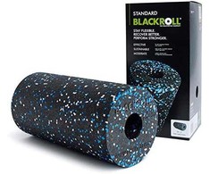 Masažinis volas Blackroll Standard - Juodos/baltos/mėlynos spalvų