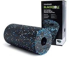 Masažinis volas Blackroll Standard - Juodos/baltos/mėlynos spalvų