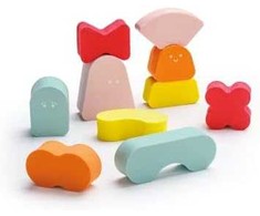 Quut Toys Quut Blokki - Balansuojančios kaladėlės - Koralų rožinė ( 172772 )