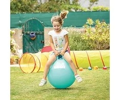 LUDI šokinėjimo kamuolys, mėlynas 55 cm