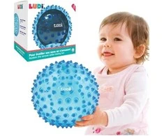LUDI mankštos kamuolys, žalias, 20 cm