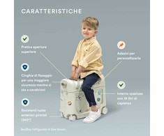 Kelioninis Stokke JetKids BedBox – vaikiškas lagaminas su lovos funkcija | Arctic Mėlyna