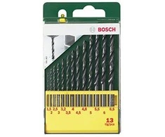 Grąžtas Bosch HSS-R metalinių grąžtų rinkinys, 13 vnt.