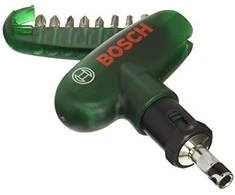 Bosch 10 dalių suktuvo antgalių komplektas