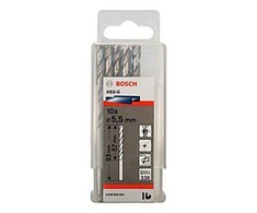Grąžtas Bosch HSS-G grąžtai metalui 5,5mm, 10 vnt.
