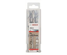 Grąžtas Bosch HSS-G grąžtai metalui 10,5mm, 5 vnt.